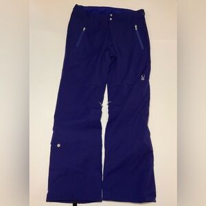 Spyder Women's Ski Snowboard Pants Blue Size 12 Waterproof Insulated